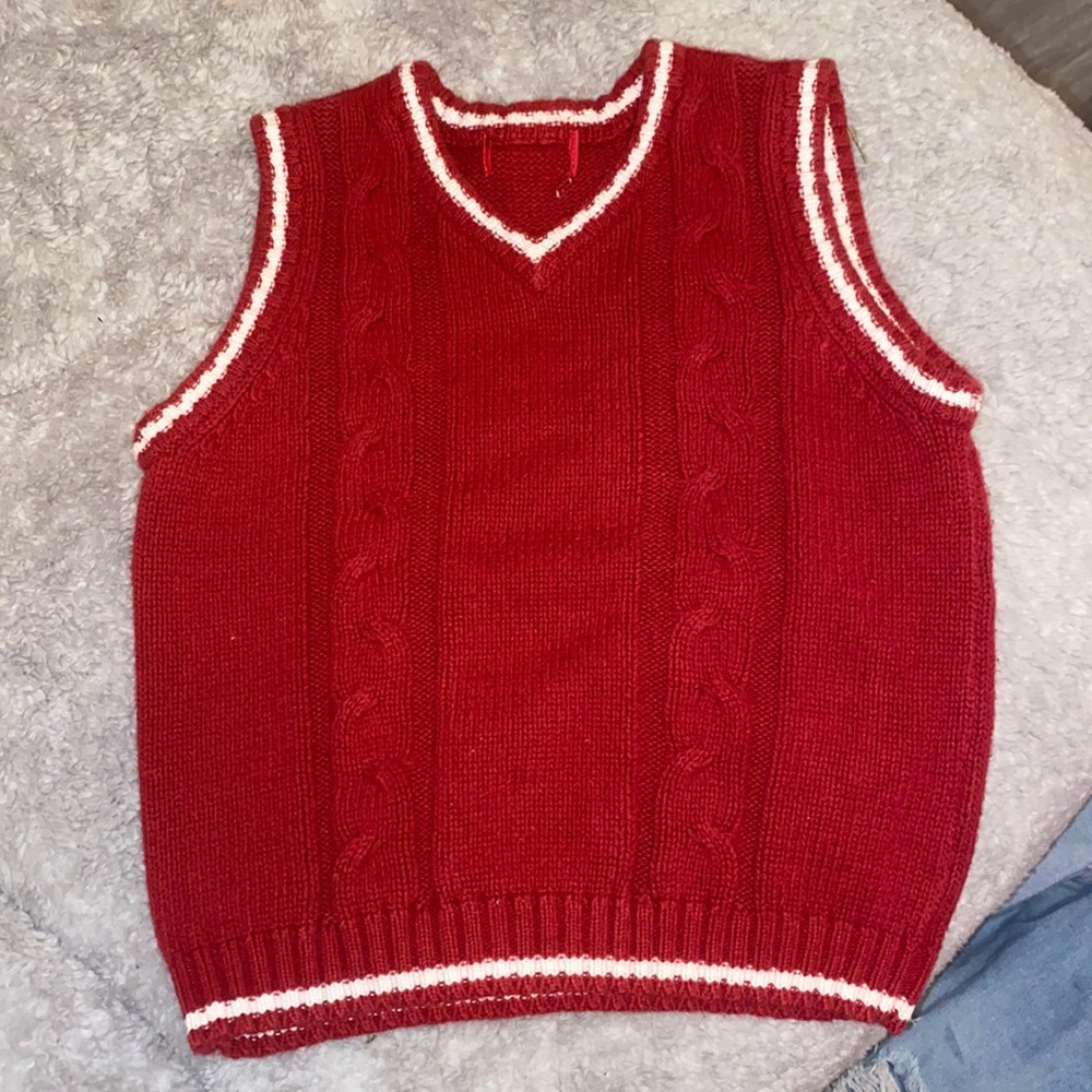 Cropped Tank Sweater
